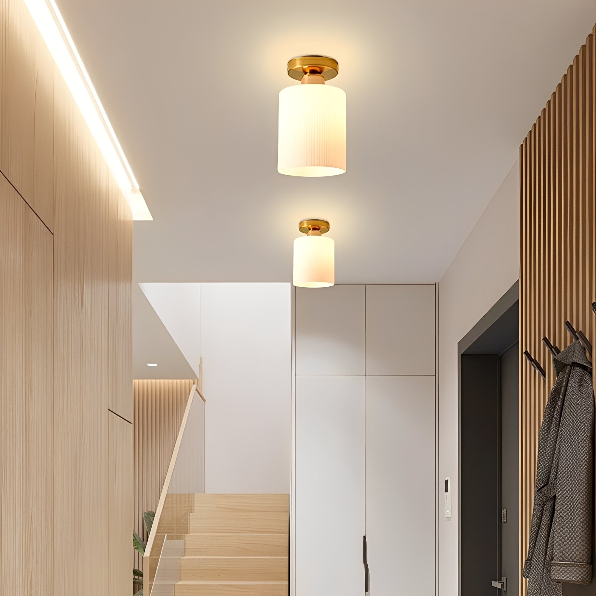 Manny – Elegante weiße Deckenlampe