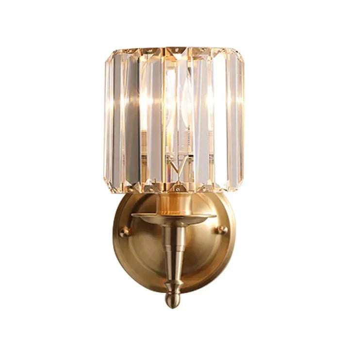 Reina – Edle Vintage Kristall-Wandleuchte