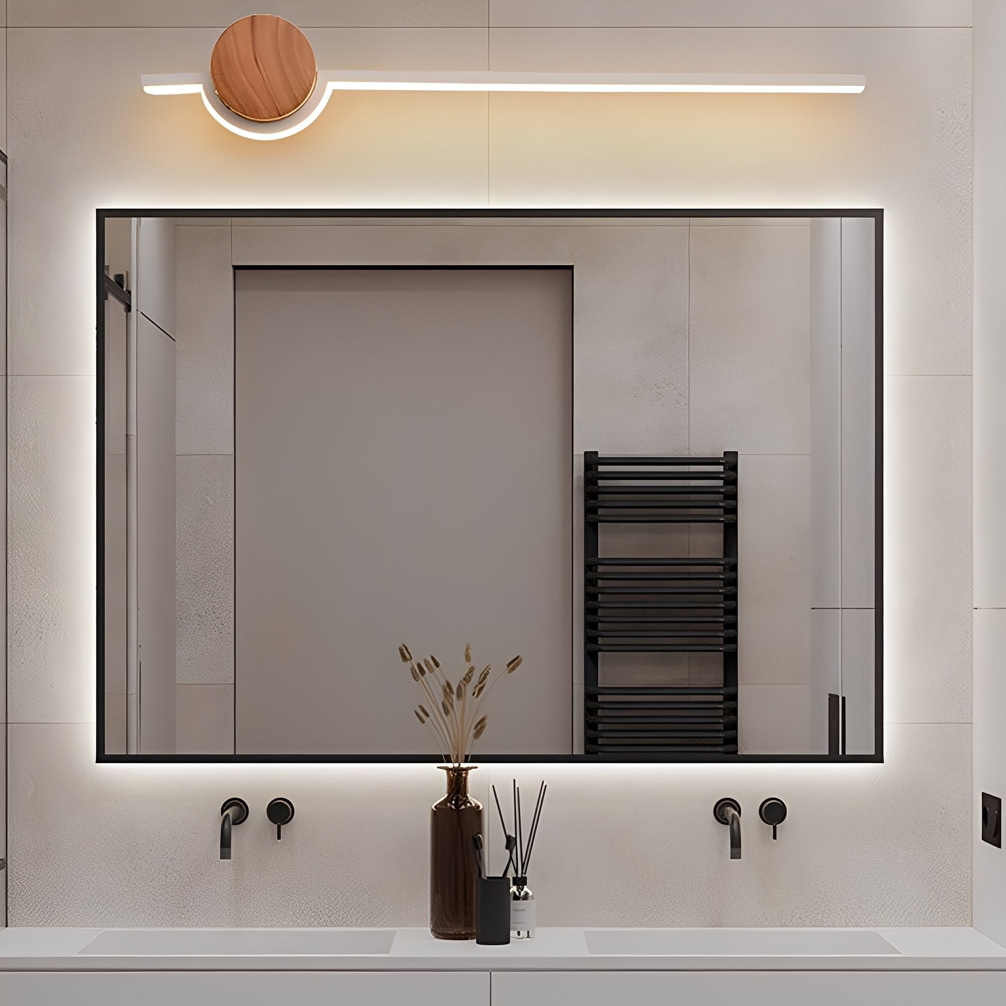 Noah – LED-Wandleuchte mit gerader Form