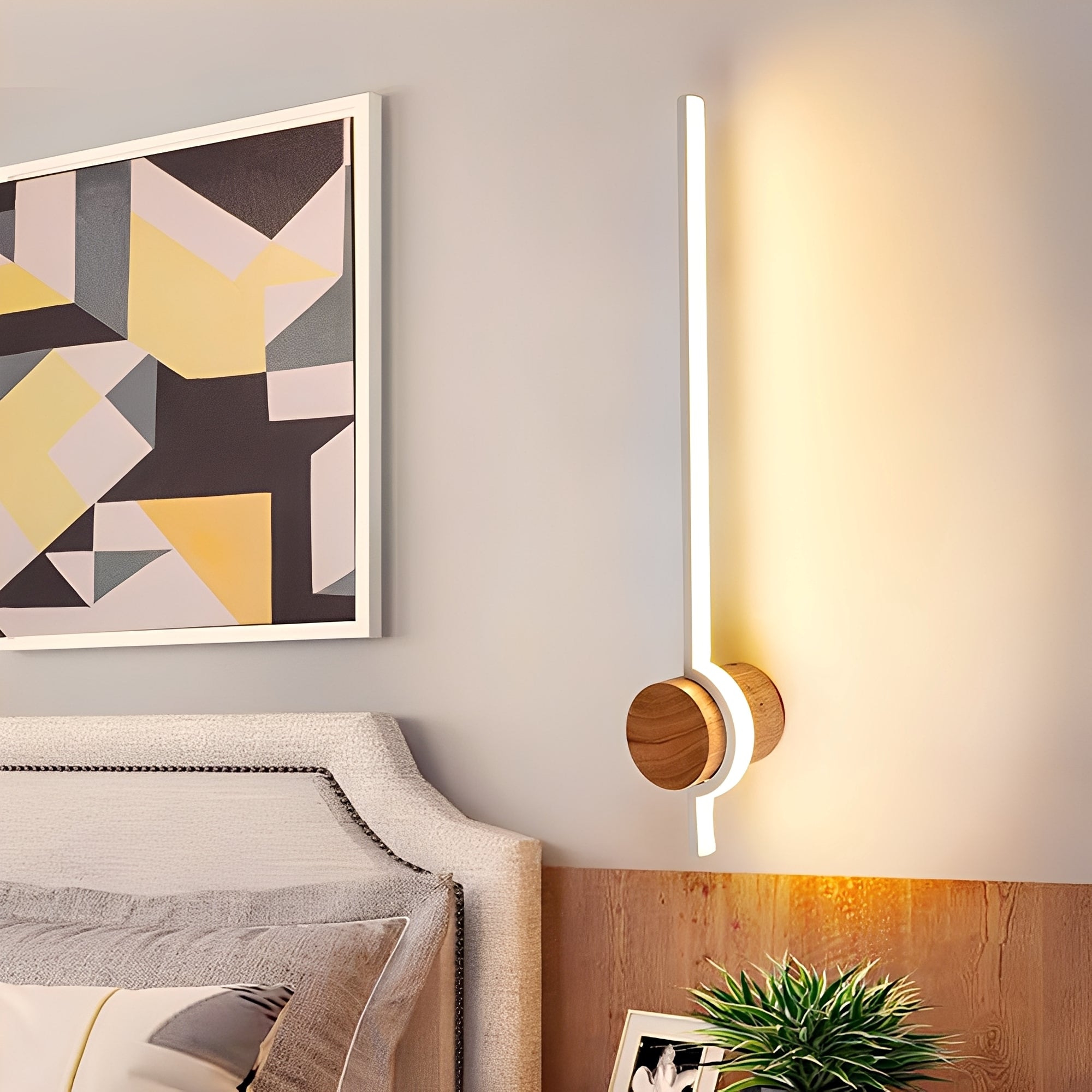 Noah – LED-Wandleuchte mit gerader Form