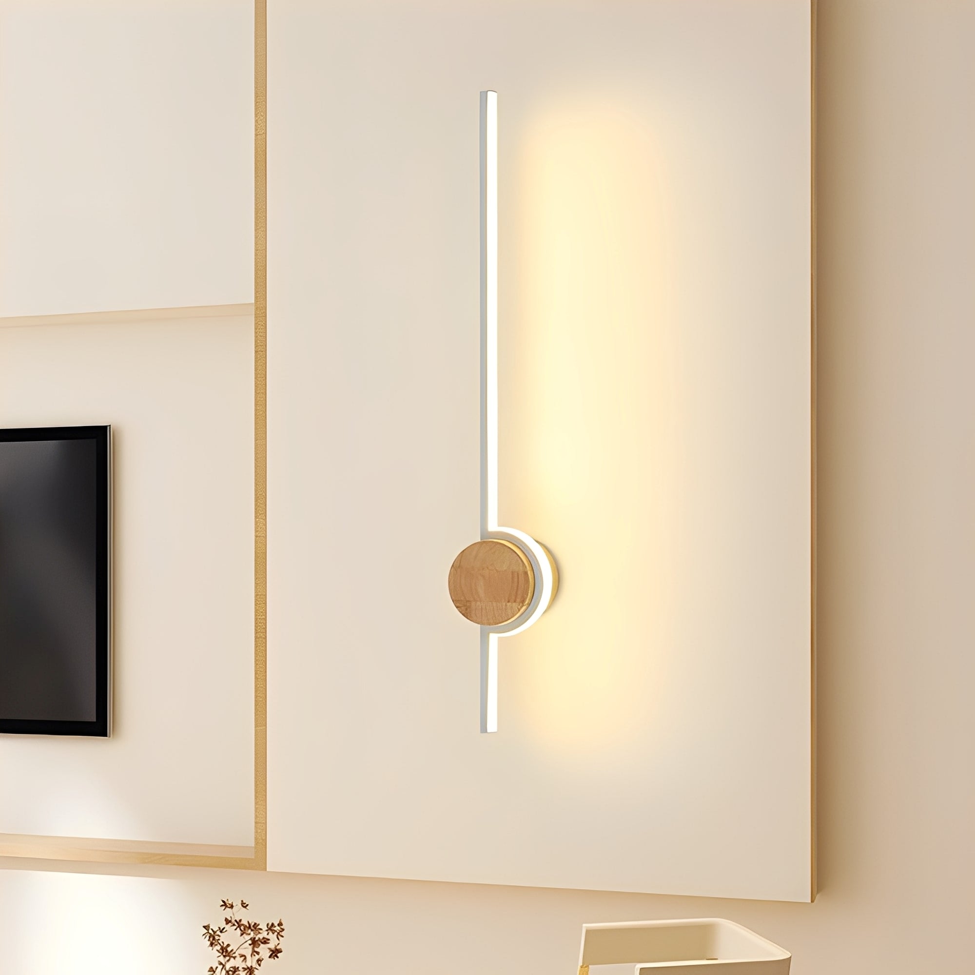 Noah – LED-Wandleuchte mit gerader Form