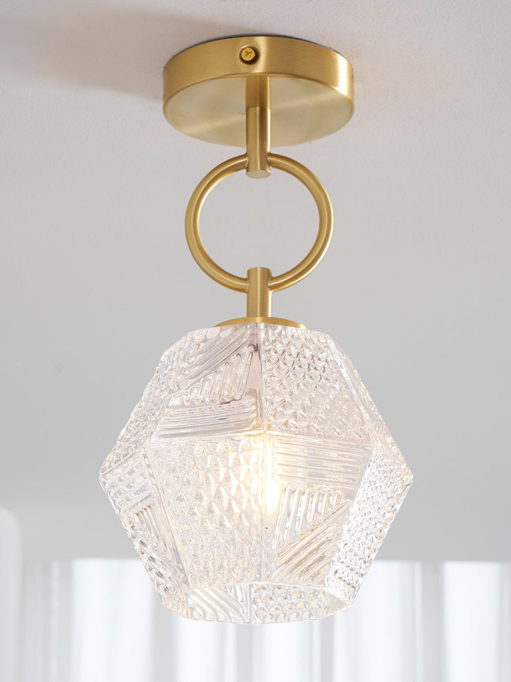 Delina – Art-Déco-Deckenleuchte