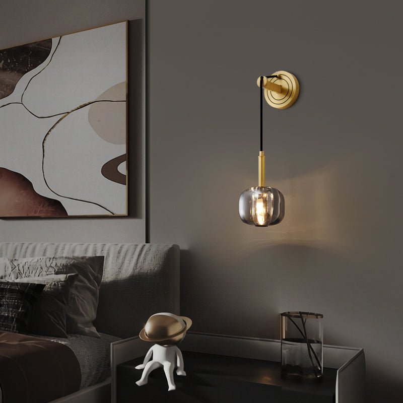 Selina – Kristall-Wandleuchte im modernen Luxus-Stil