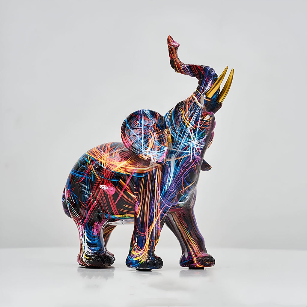 Zara – Kreatives Buntes Elefantenornament