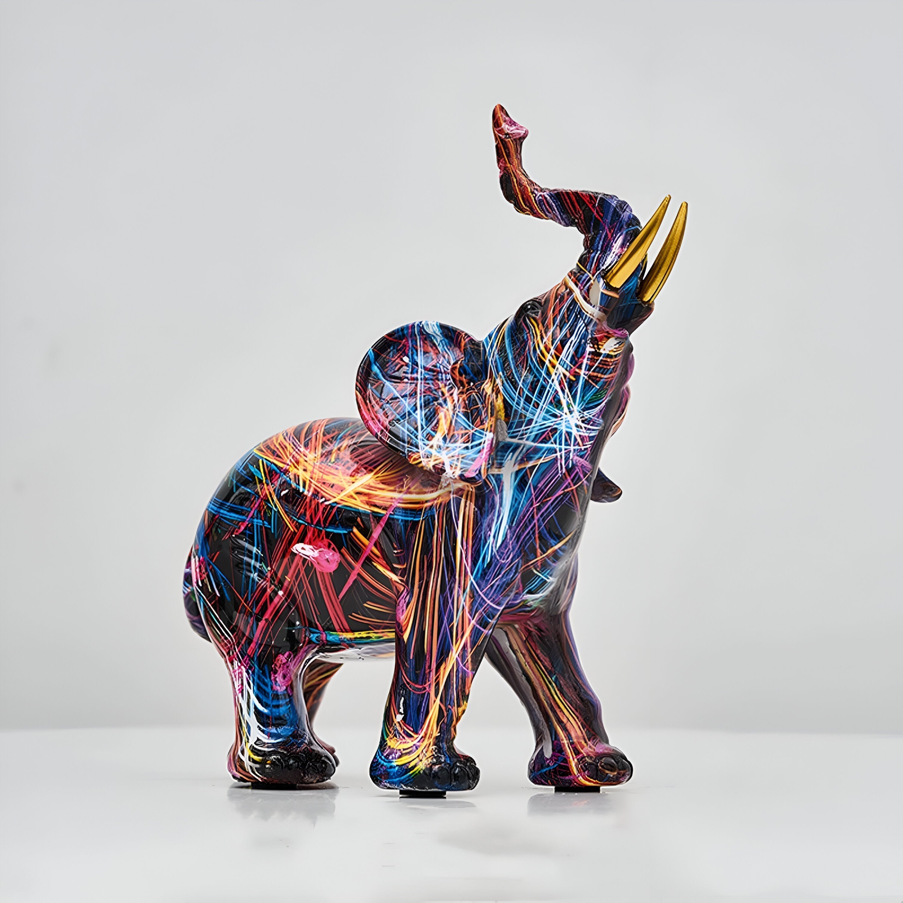 Zara – Kreatives Buntes Elefantenornament