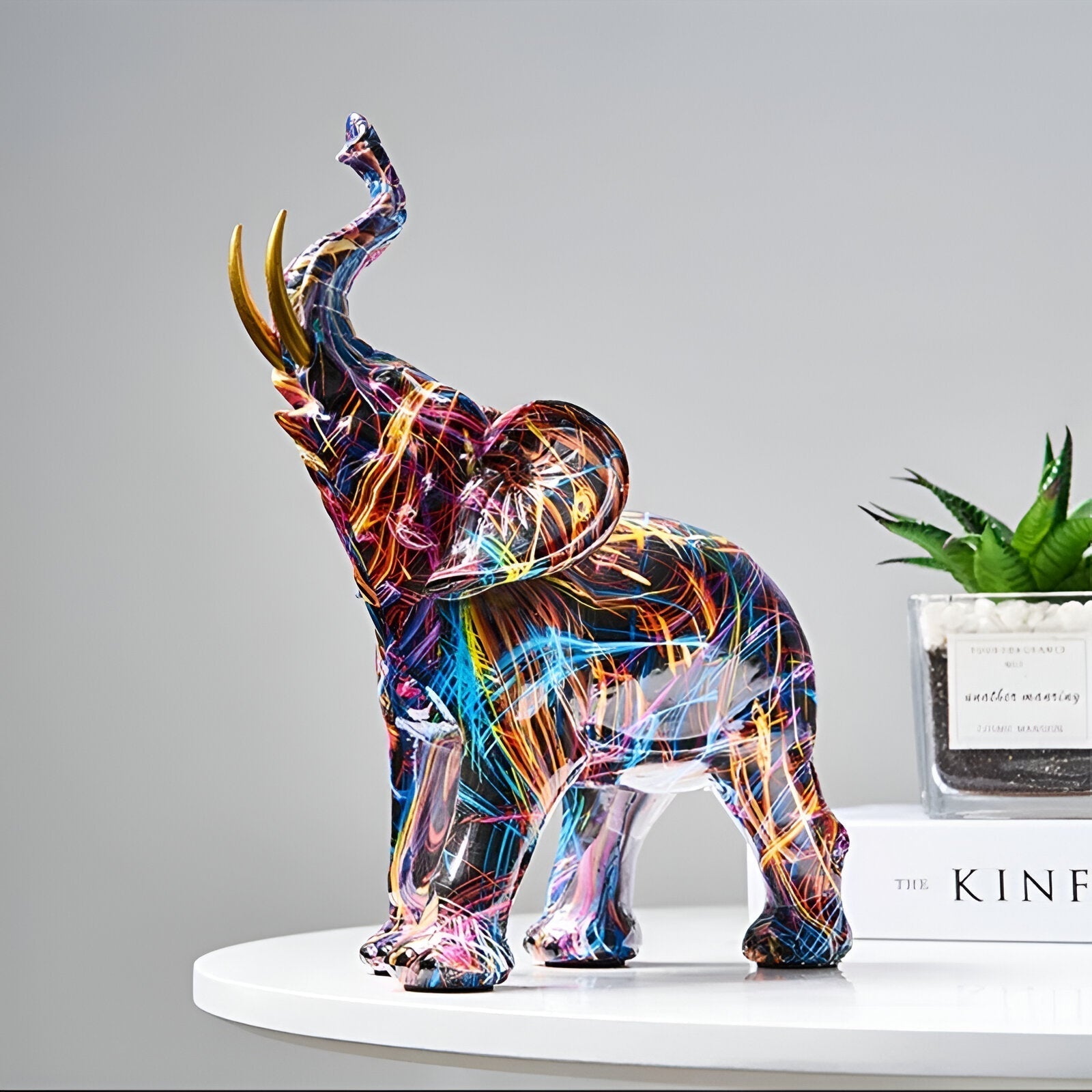 Zara – Kreatives Buntes Elefantenornament