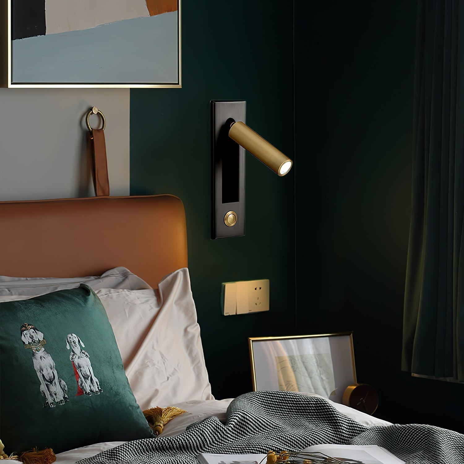 Riley – Amerikanische LED-Wandleuchte zum Lesen