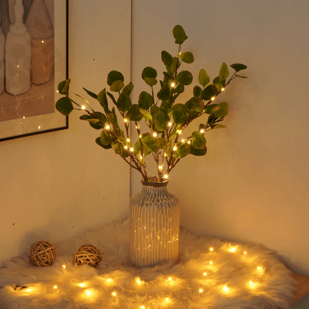 Olivine – Märchenhafte LED-Lichterzweige im Olivenzweig-Look