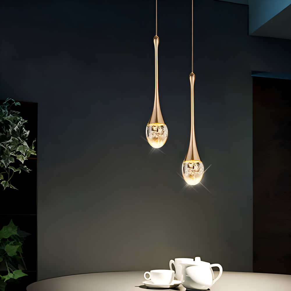 Mirella – Pendelleuchte im Glass-Drop-Design