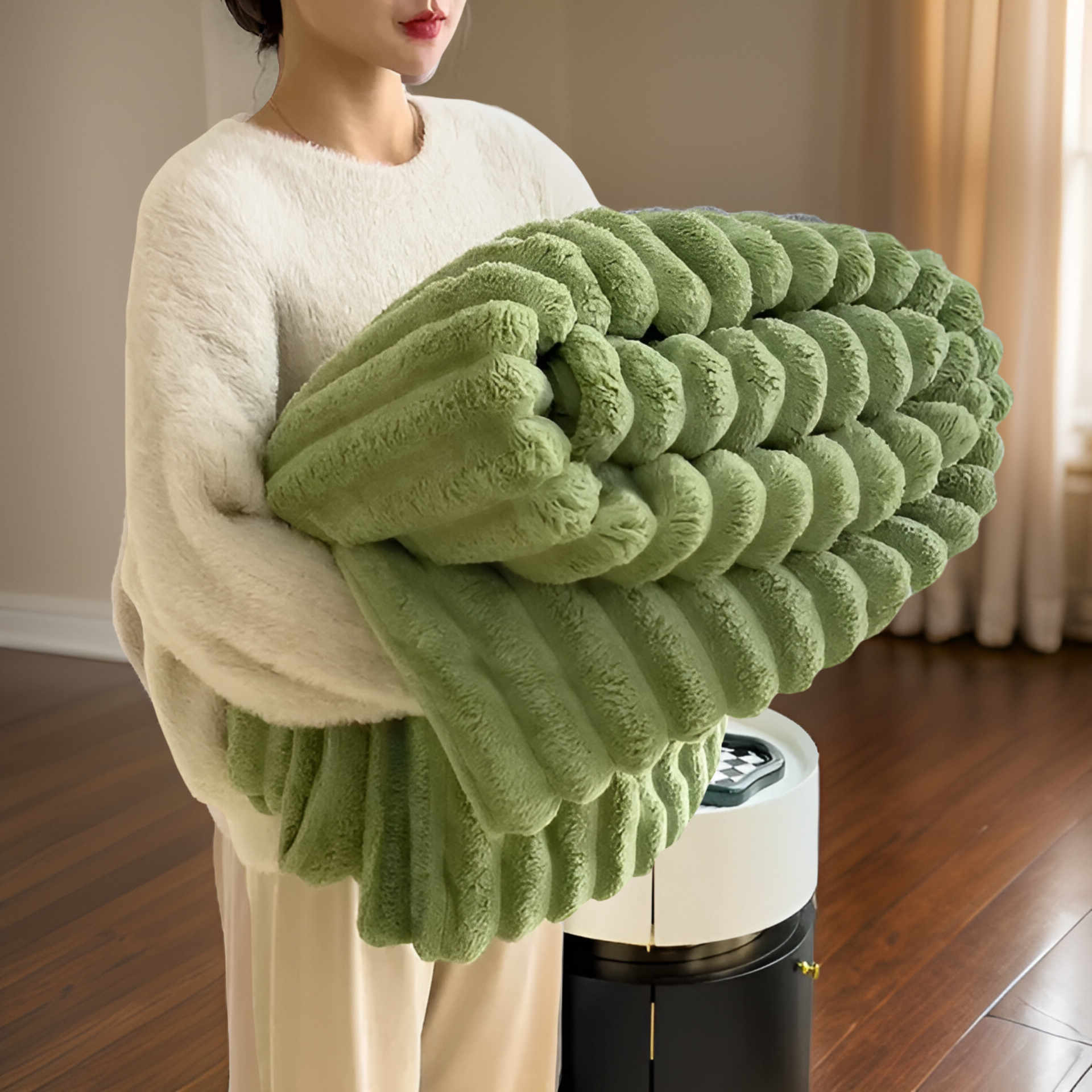 Zyra – Kuschelige Fleecedecke für Sofa & entspannte Momente