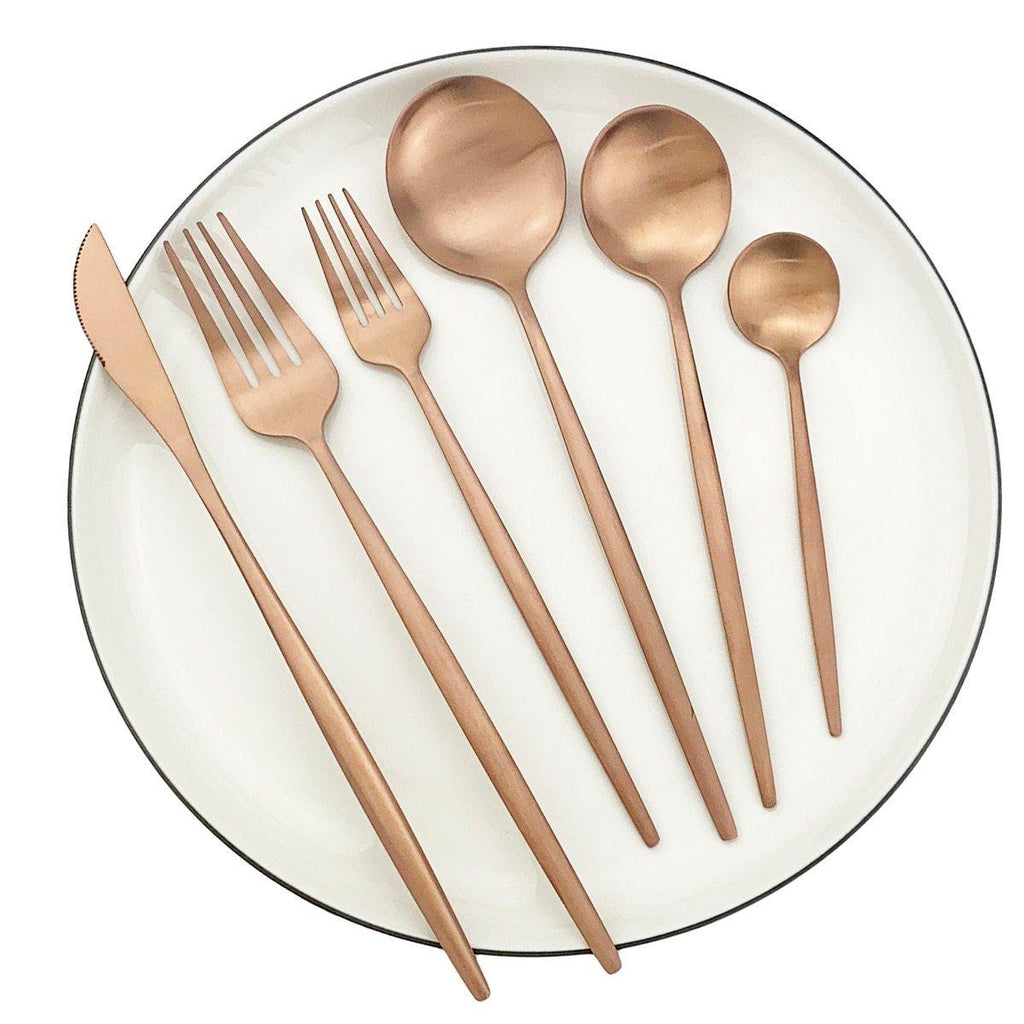 Nordic Elegance - 30 Stück Minimalistisches Besteck
