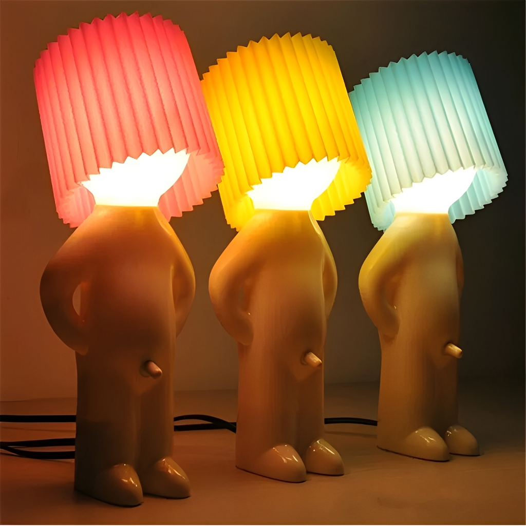 Neil – Nachtlicht mit Jungen-Figur & warmem Retro-Licht