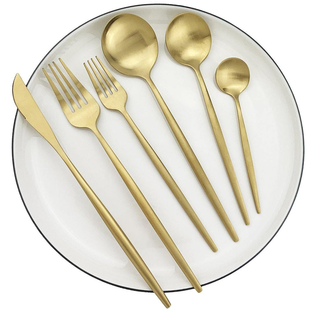 Nordic Elegance - 30 Stück Minimalistisches Besteck