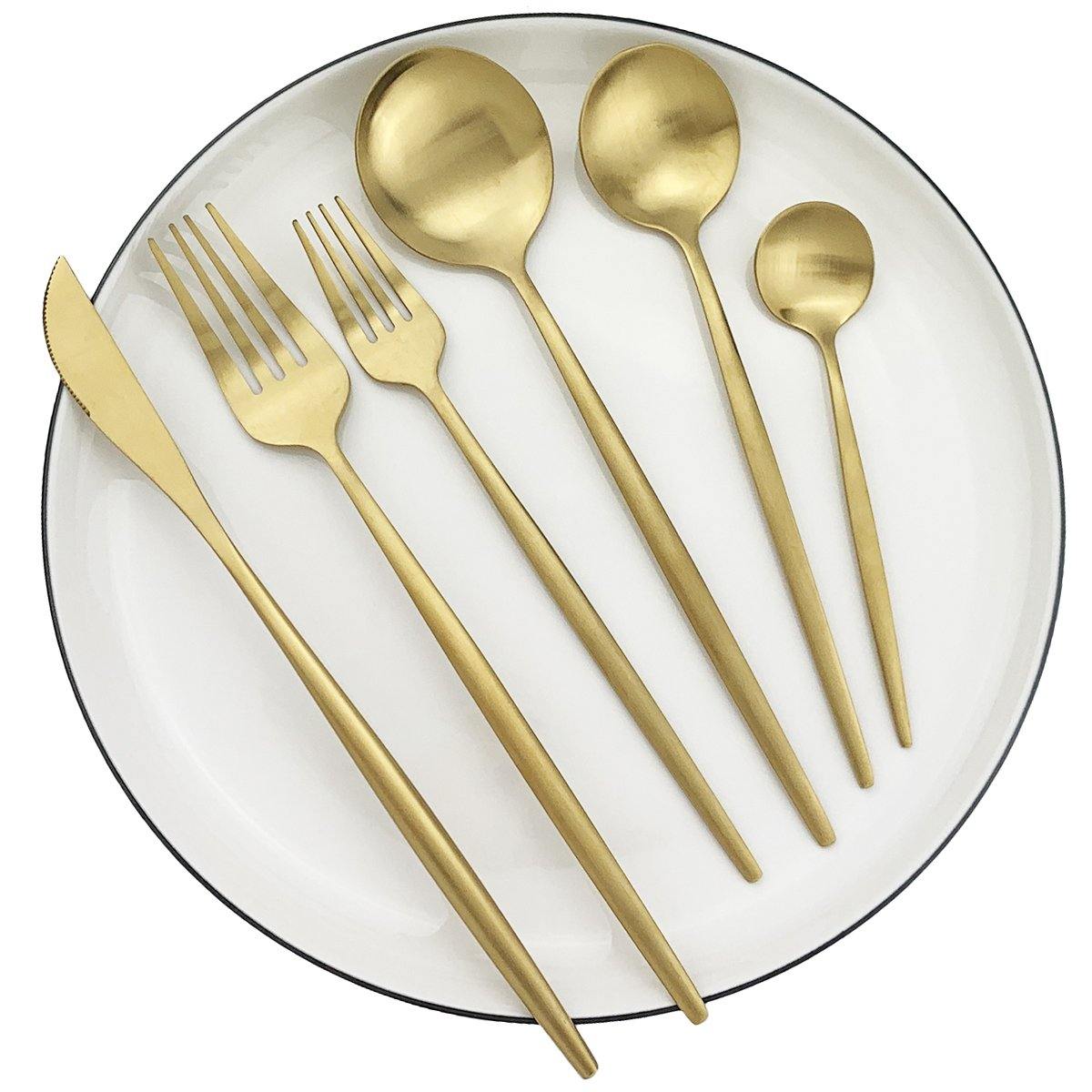Nordic Elegance - 30 Stück Minimalistisches Besteck