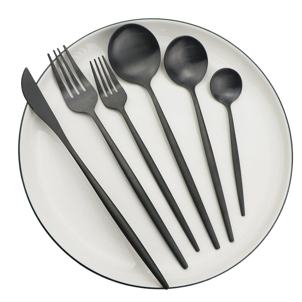 Nordic Elegance - 30 Stück Minimalistisches Besteck