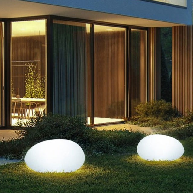 Nele – LED Gartenlampe im Stein-Look