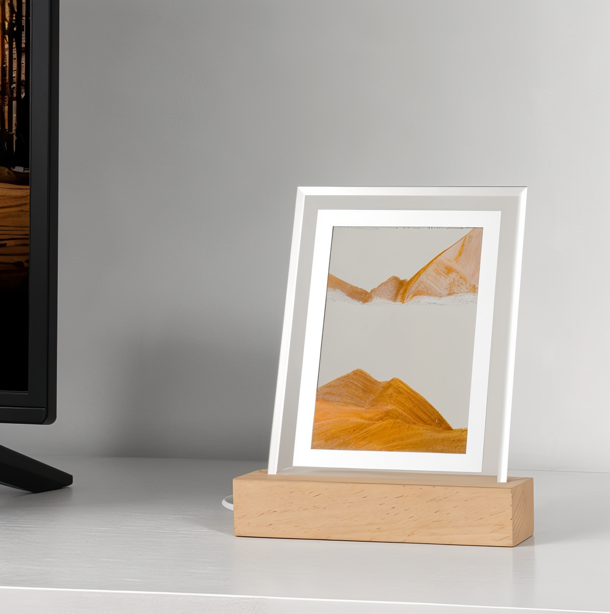 Sienna – Sandbild-Lampe