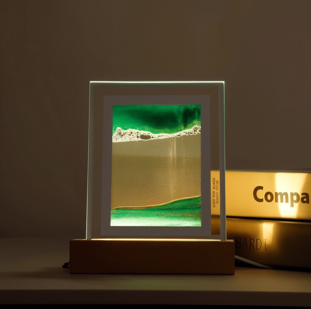 Sienna – Sandbild-Lampe