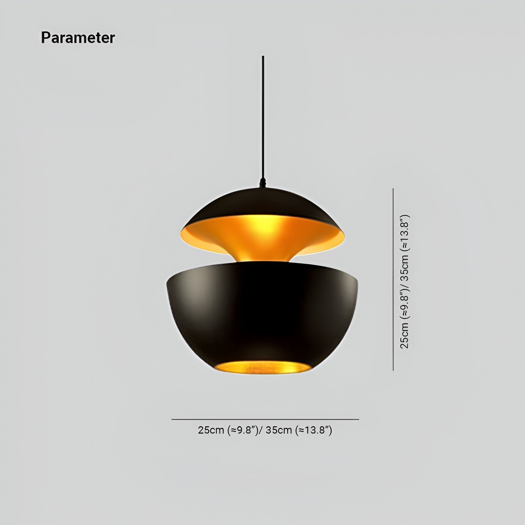 Apfel-Stil – Pendelleuchte Modernes Hängelicht