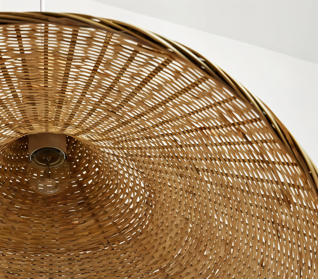 Kaito – Kronleuchter aus Bambus und Rattan