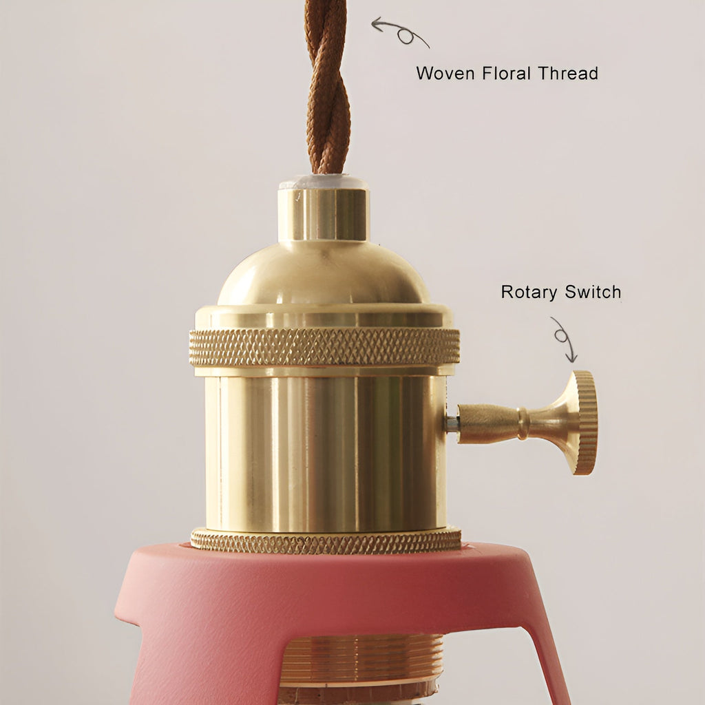 ColorLoft Pendelleuchte – Industrie-Stil mit Macaron-Farben