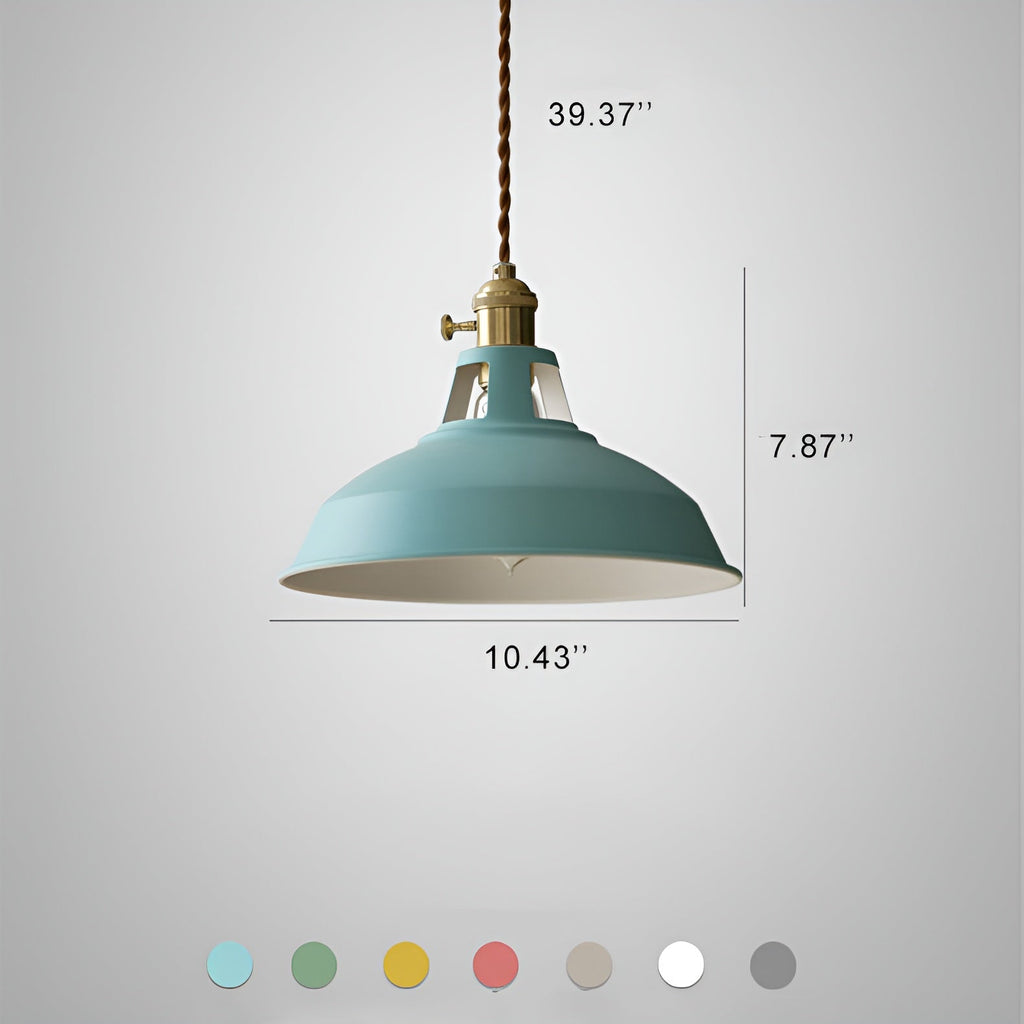 ColorLoft Pendelleuchte – Industrie-Stil mit Macaron-Farben