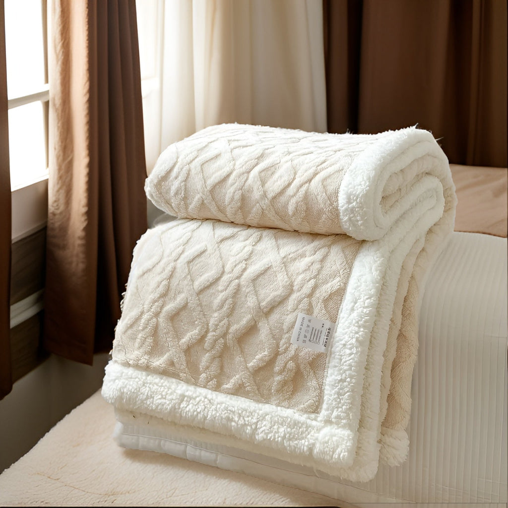 SnuggleLayer Decke – Doppelseitige Kaschmir-Fleece