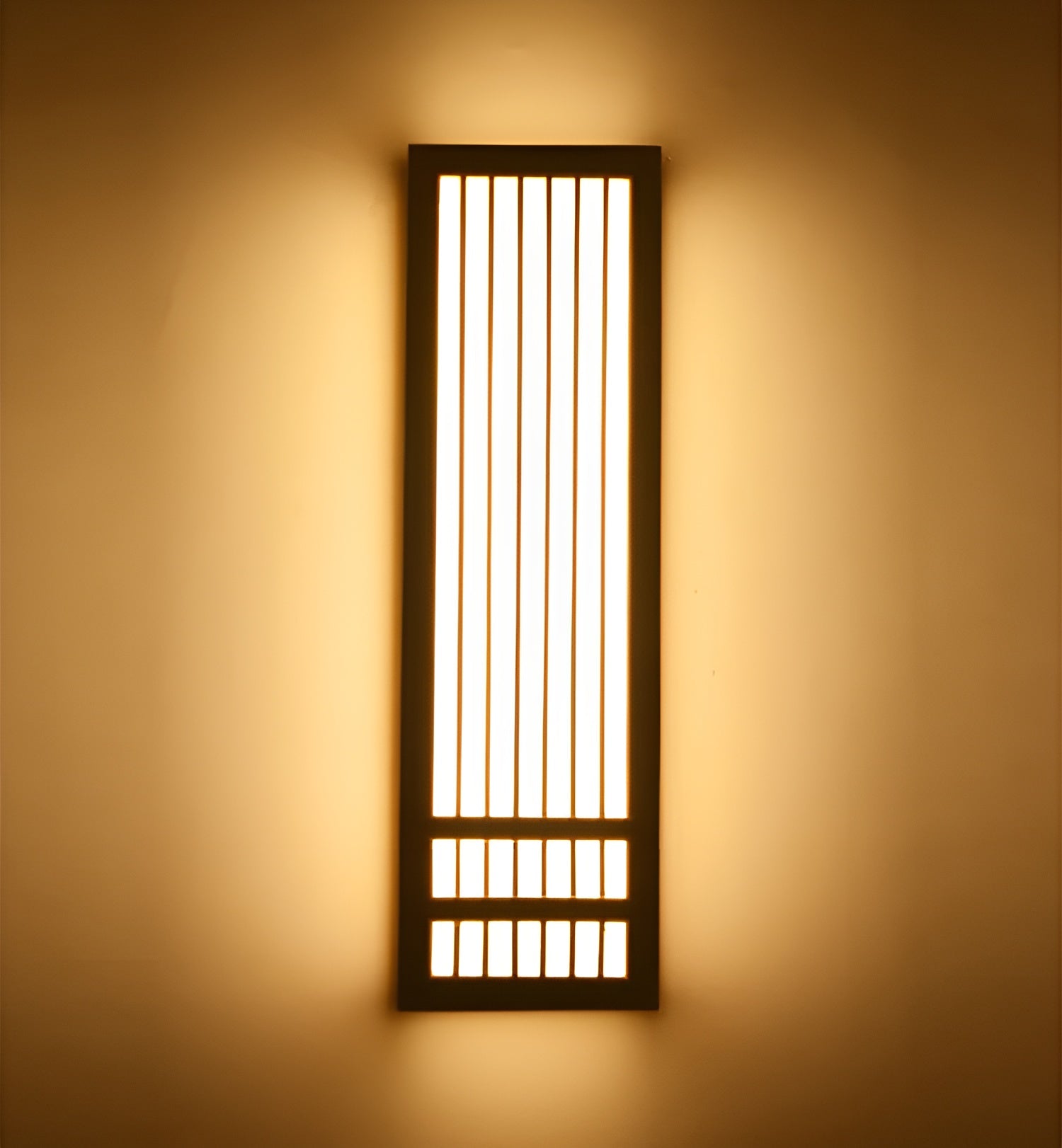 JapandiGlow – Wandlampe aus Holz & Acryl im modernen Japandi-Stil