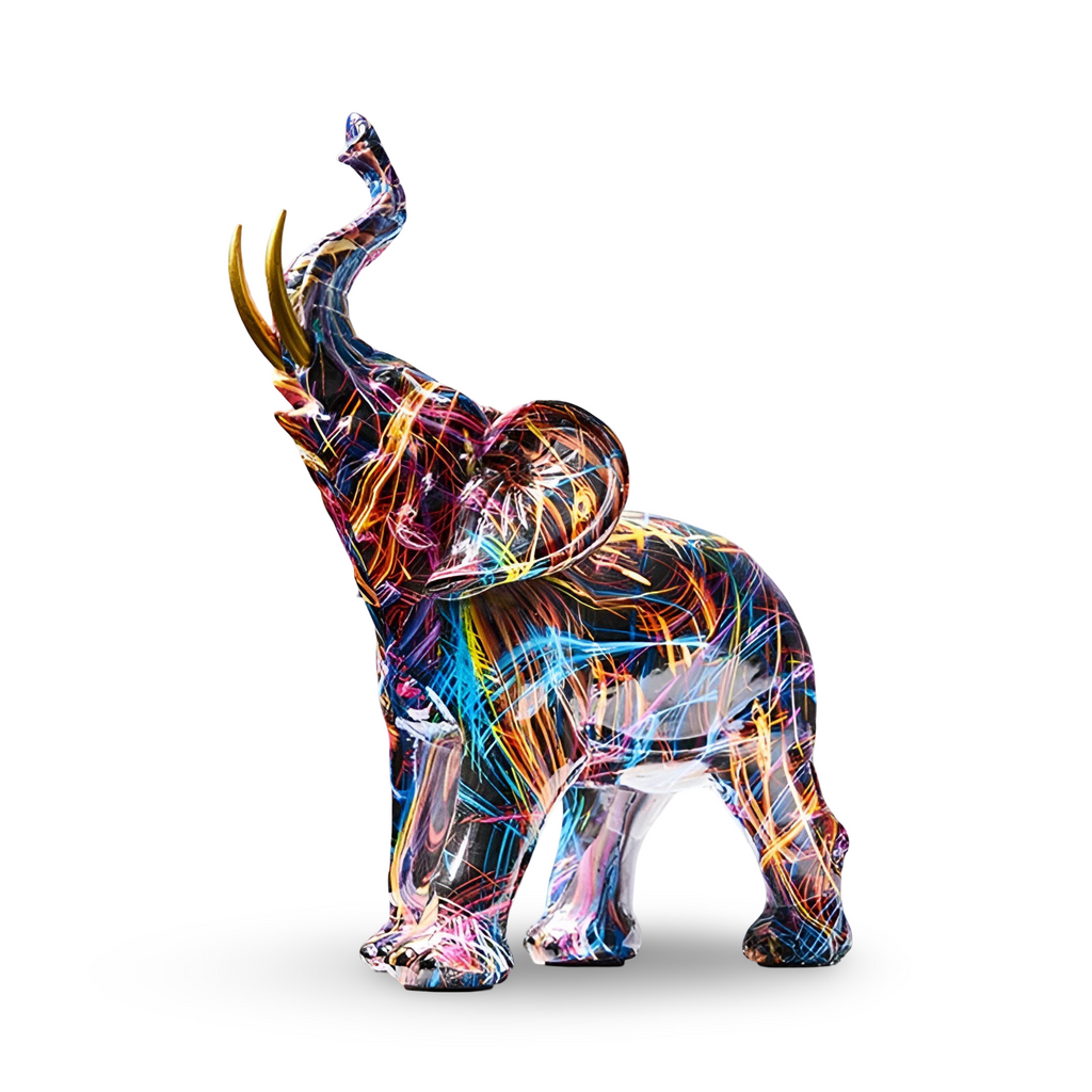 Zara – Kreatives Buntes Elefantenornament