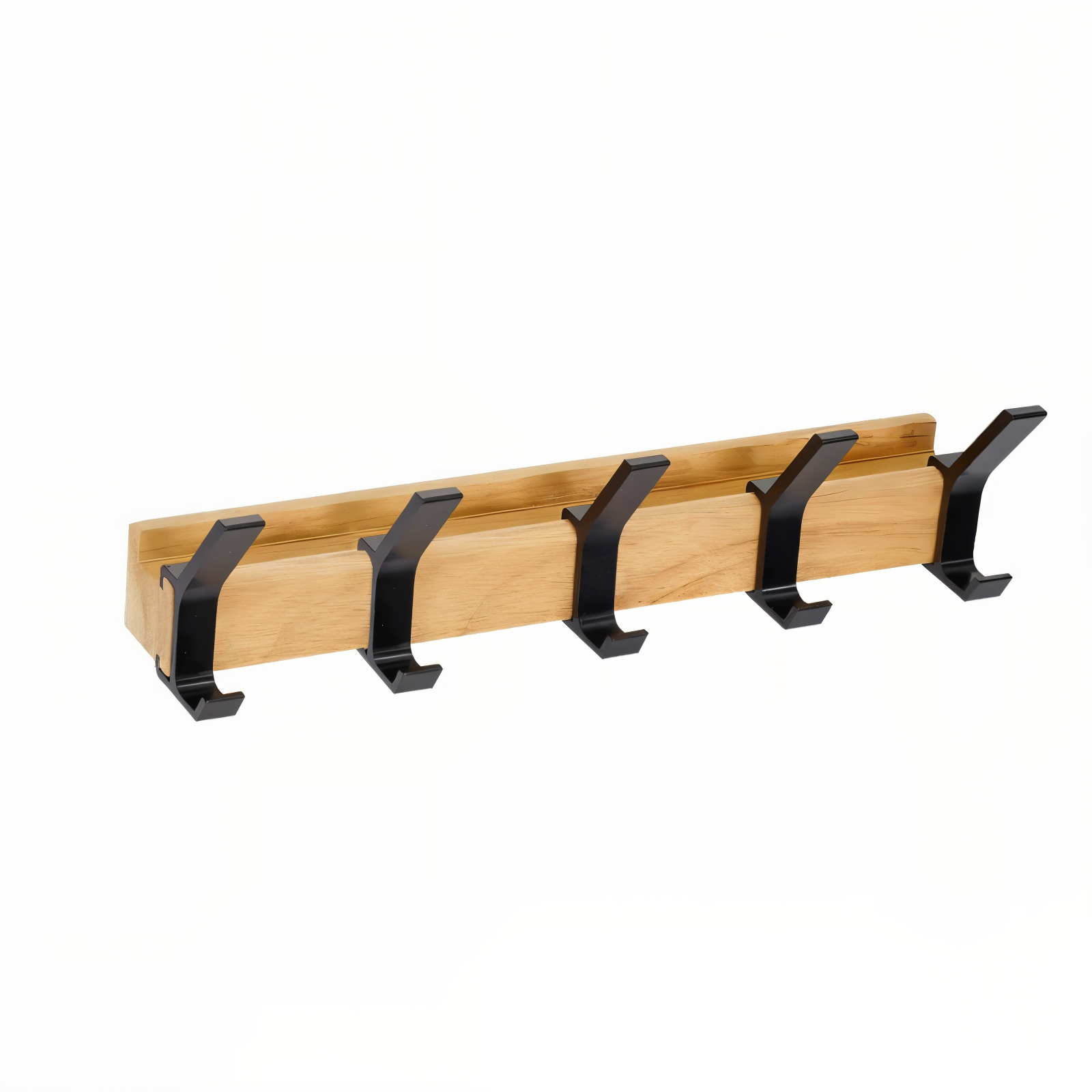 HookForm – Wandgarderobe aus Holz mit eleganten Aluminiumhaken