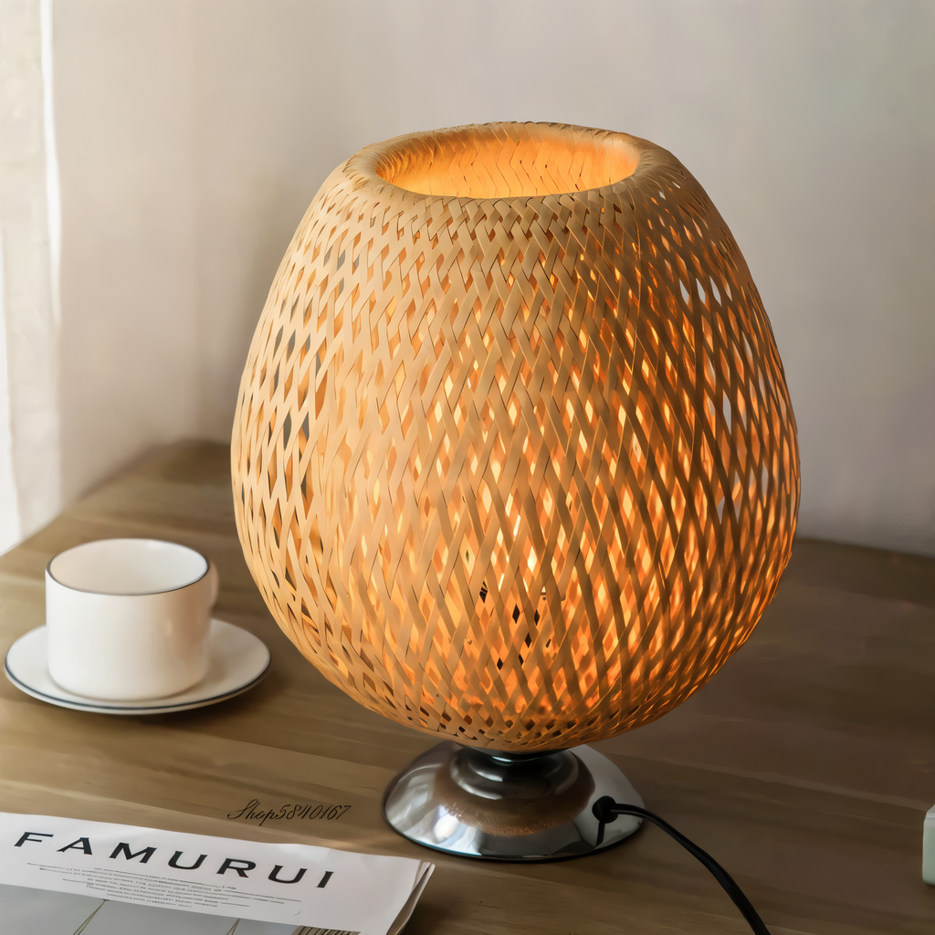 Mara – Geflochtene Lampe aus Bambus