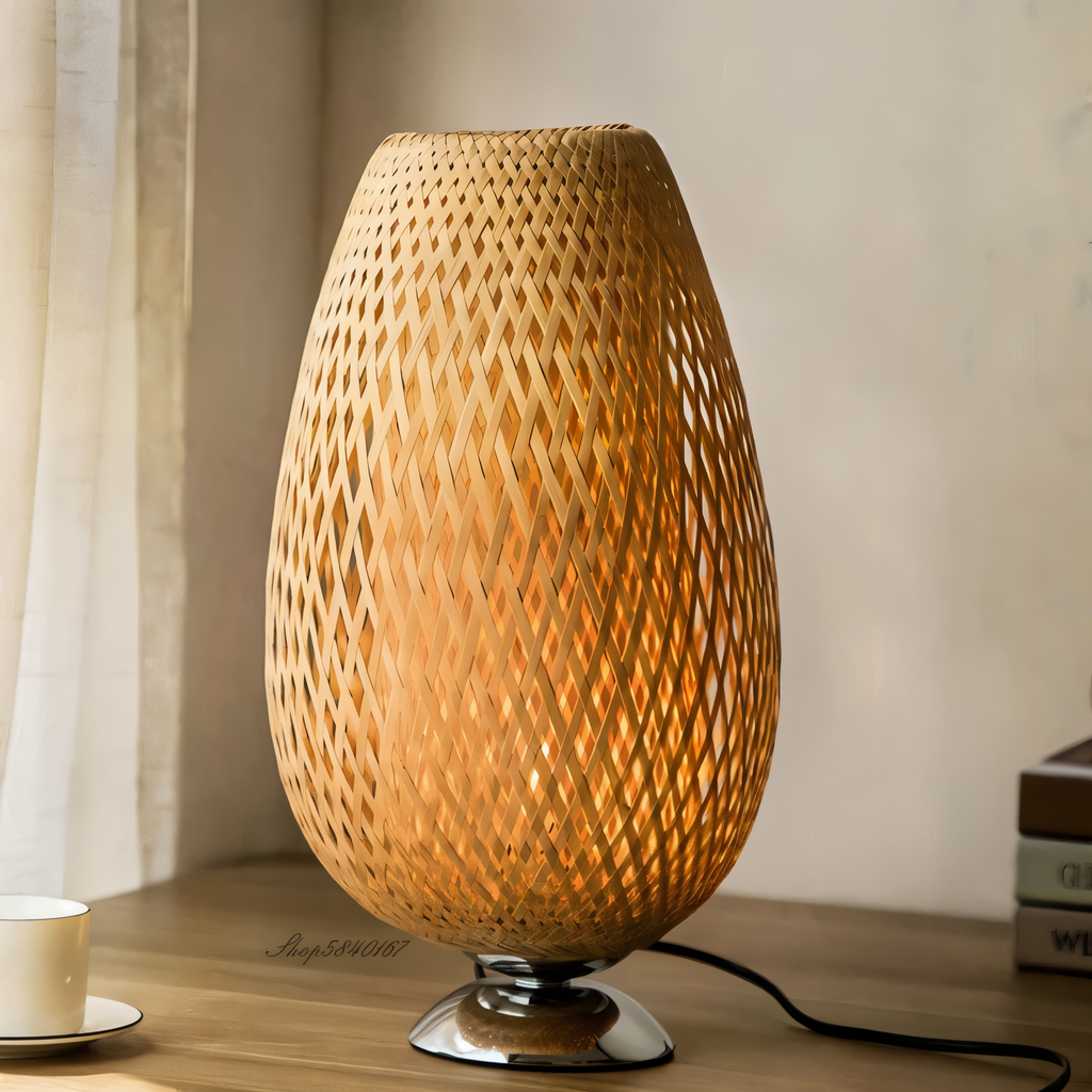 Mara – Geflochtene Lampe aus Bambus