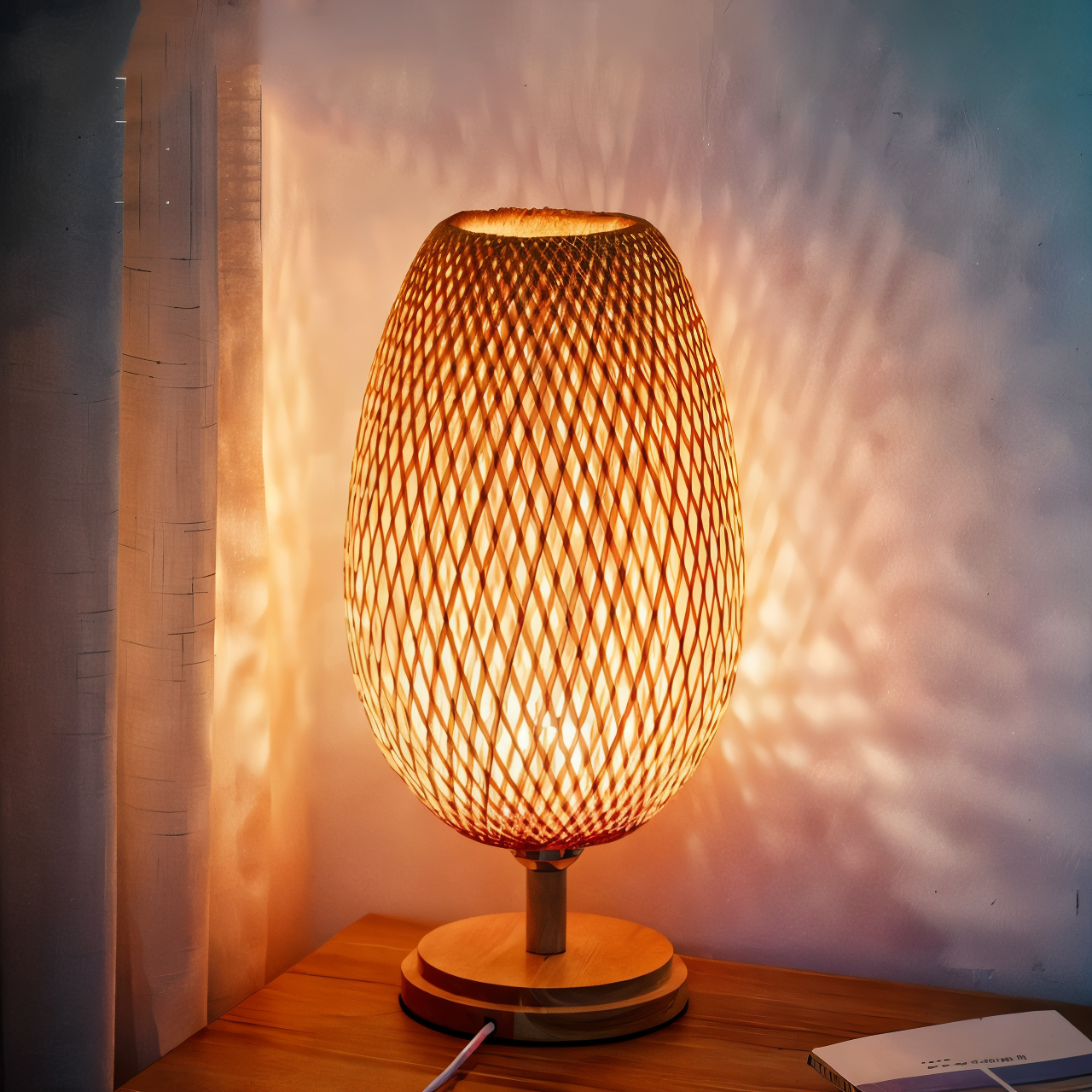 Mara – Geflochtene Lampe aus Bambus