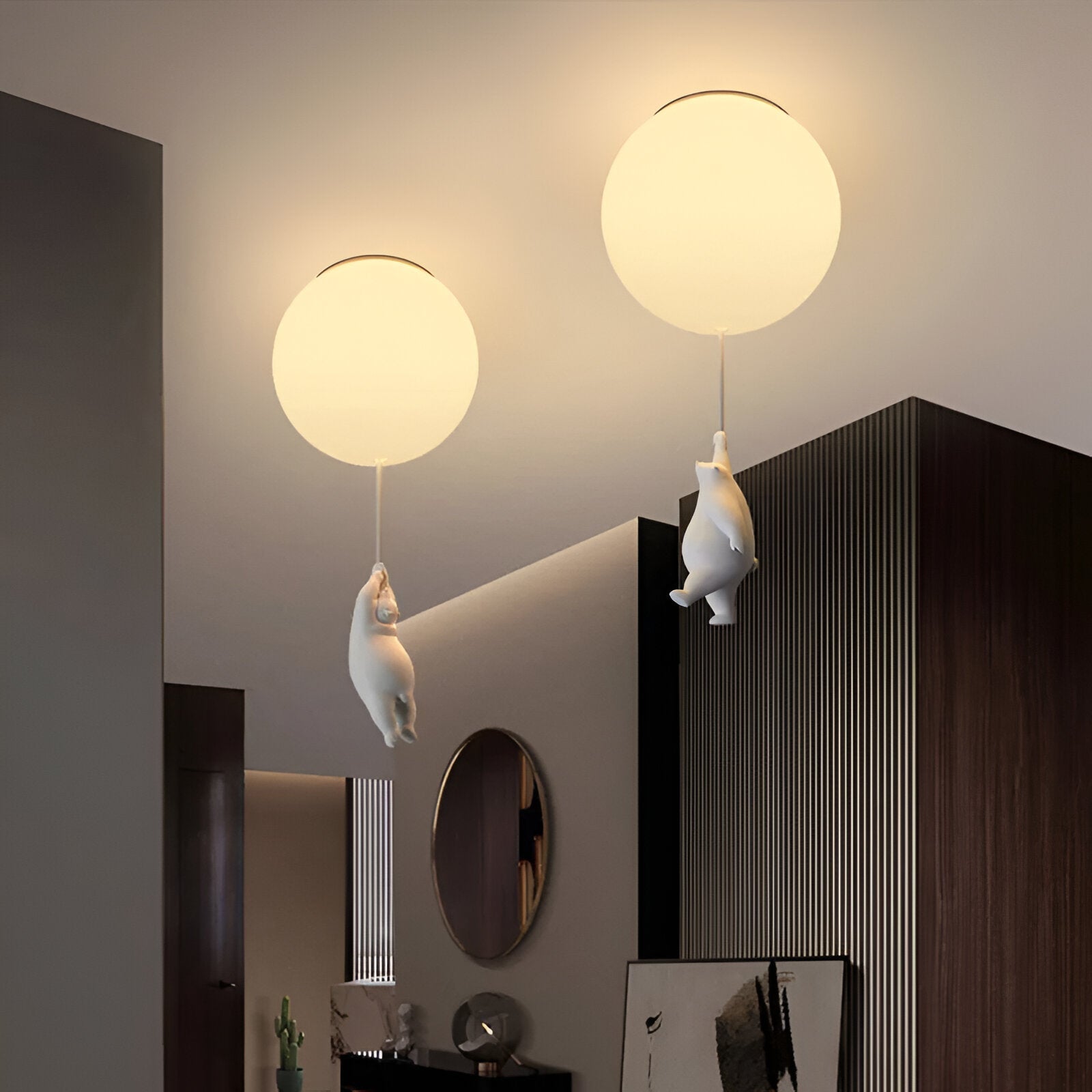 BearLoon Light – Niedliche Pendelleuchte im Luftballon-Bären-Design