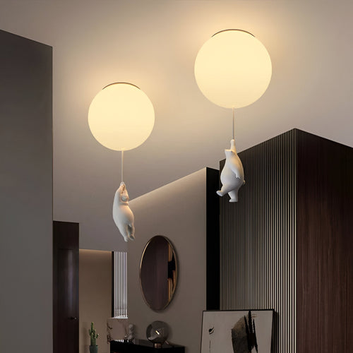BearLoon Light – Niedliche Pendelleuchte im Luftballon-Bären-Design