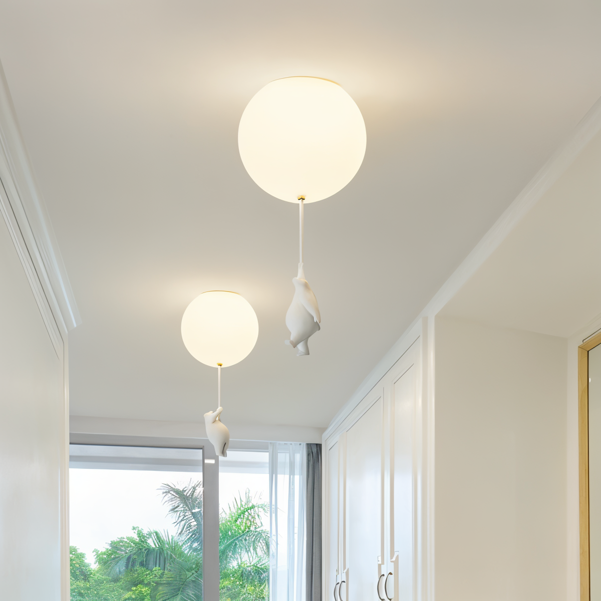 BearLoon Light – Niedliche Pendelleuchte im Luftballon-Bären-Design