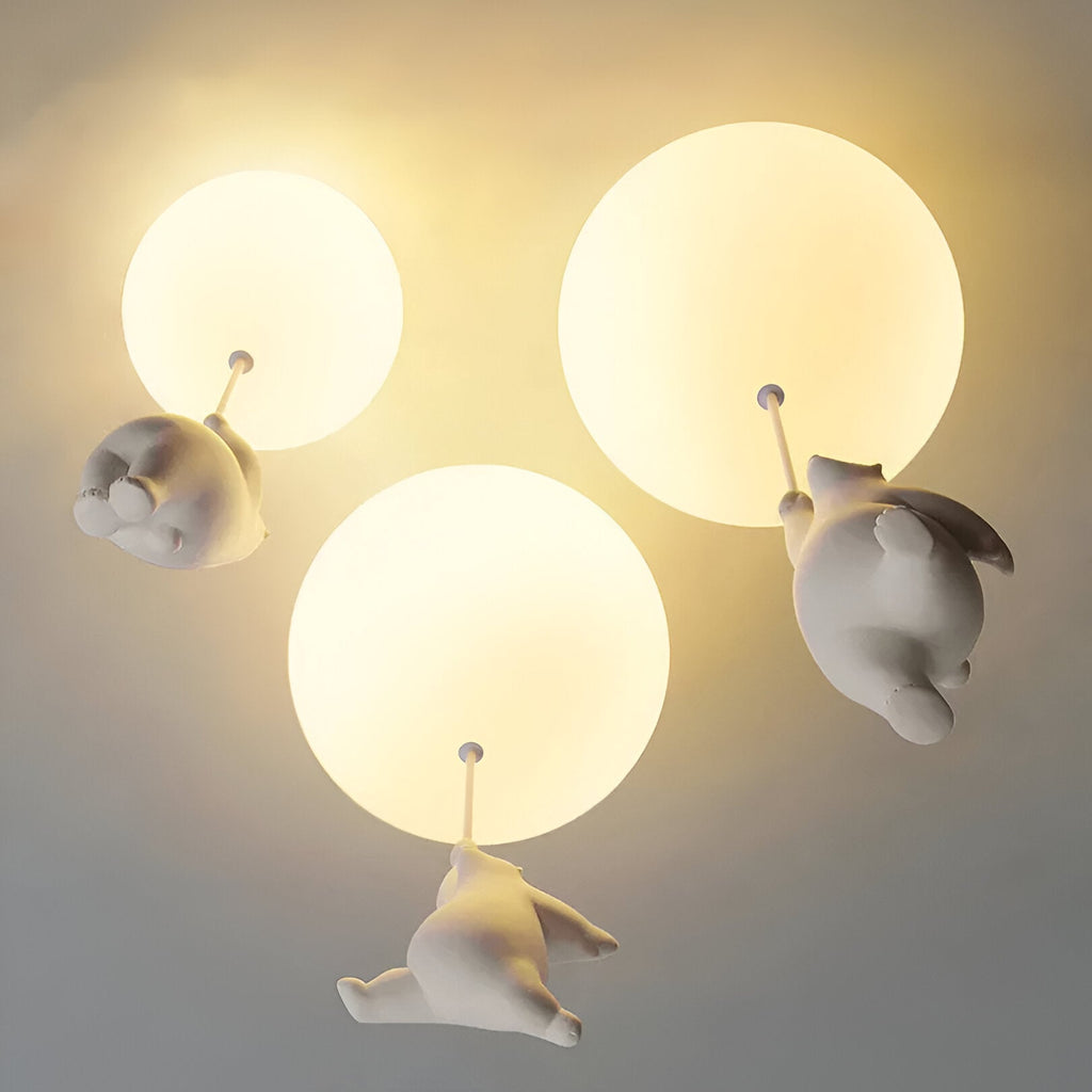 BearLoon Light – Niedliche Pendelleuchte im Luftballon-Bären-Design