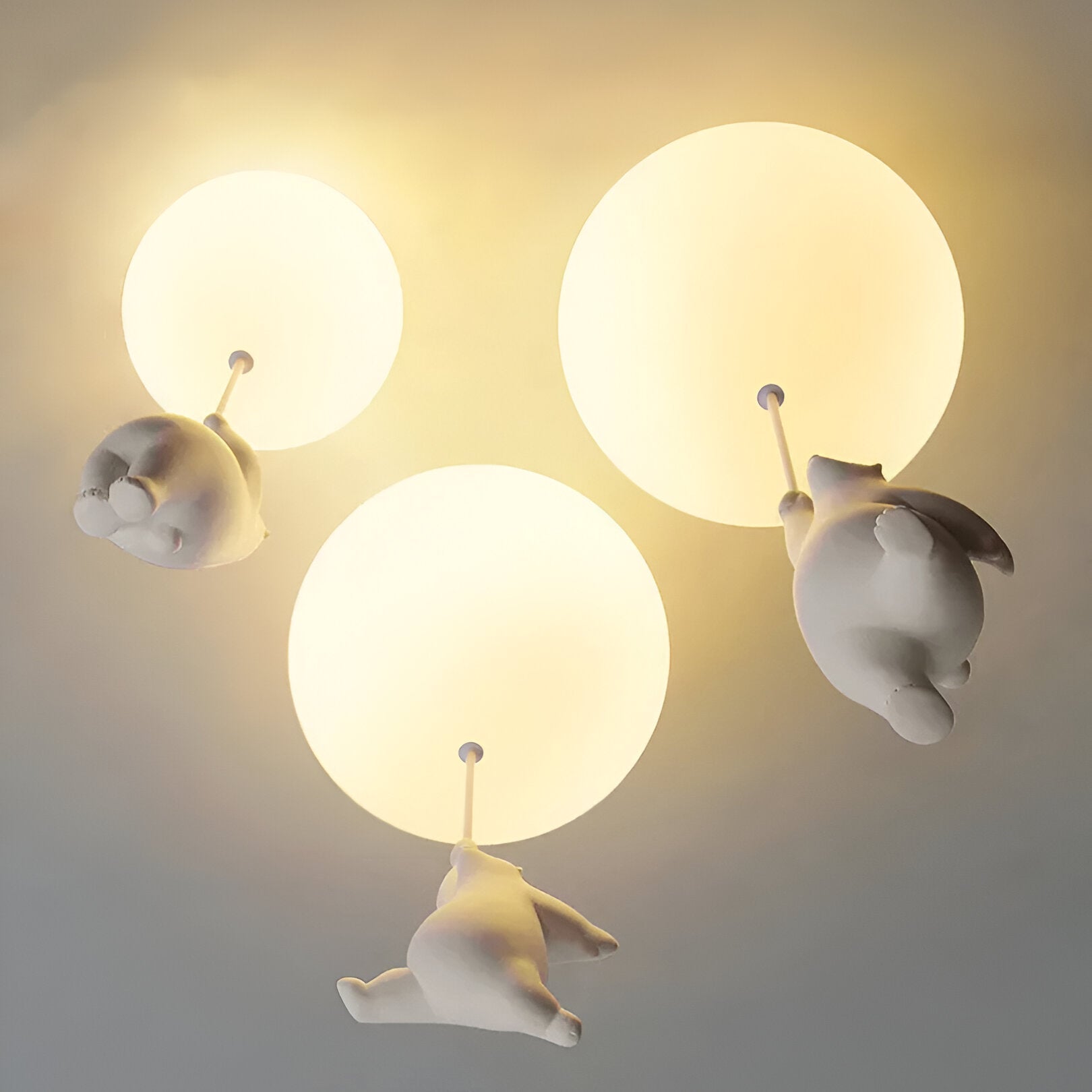BearLoon Light – Niedliche Pendelleuchte im Luftballon-Bären-Design