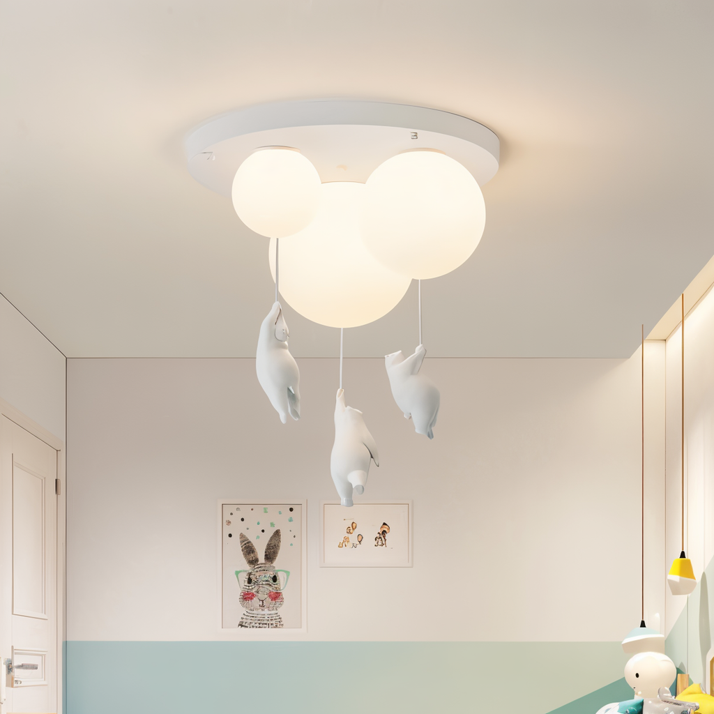 BearLoon Light – Niedliche Pendelleuchte im Luftballon-Bären-Design