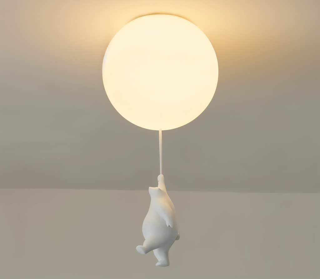 BearLoon Light – Niedliche Pendelleuchte im Luftballon-Bären-Design
