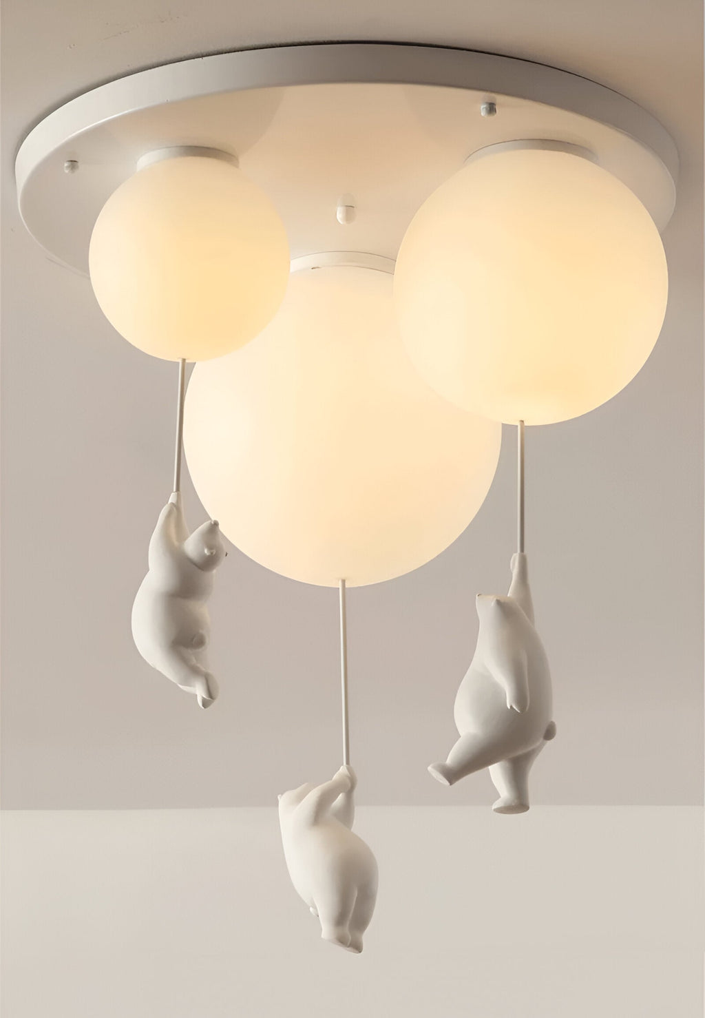 BearLoon Light – Niedliche Pendelleuchte im Luftballon-Bären-Design