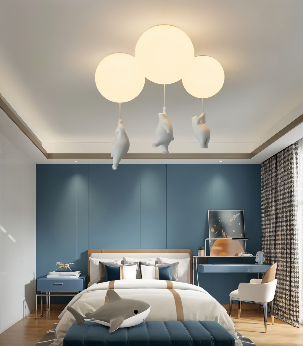 BearLoon Light – Niedliche Pendelleuchte im Luftballon-Bären-Design