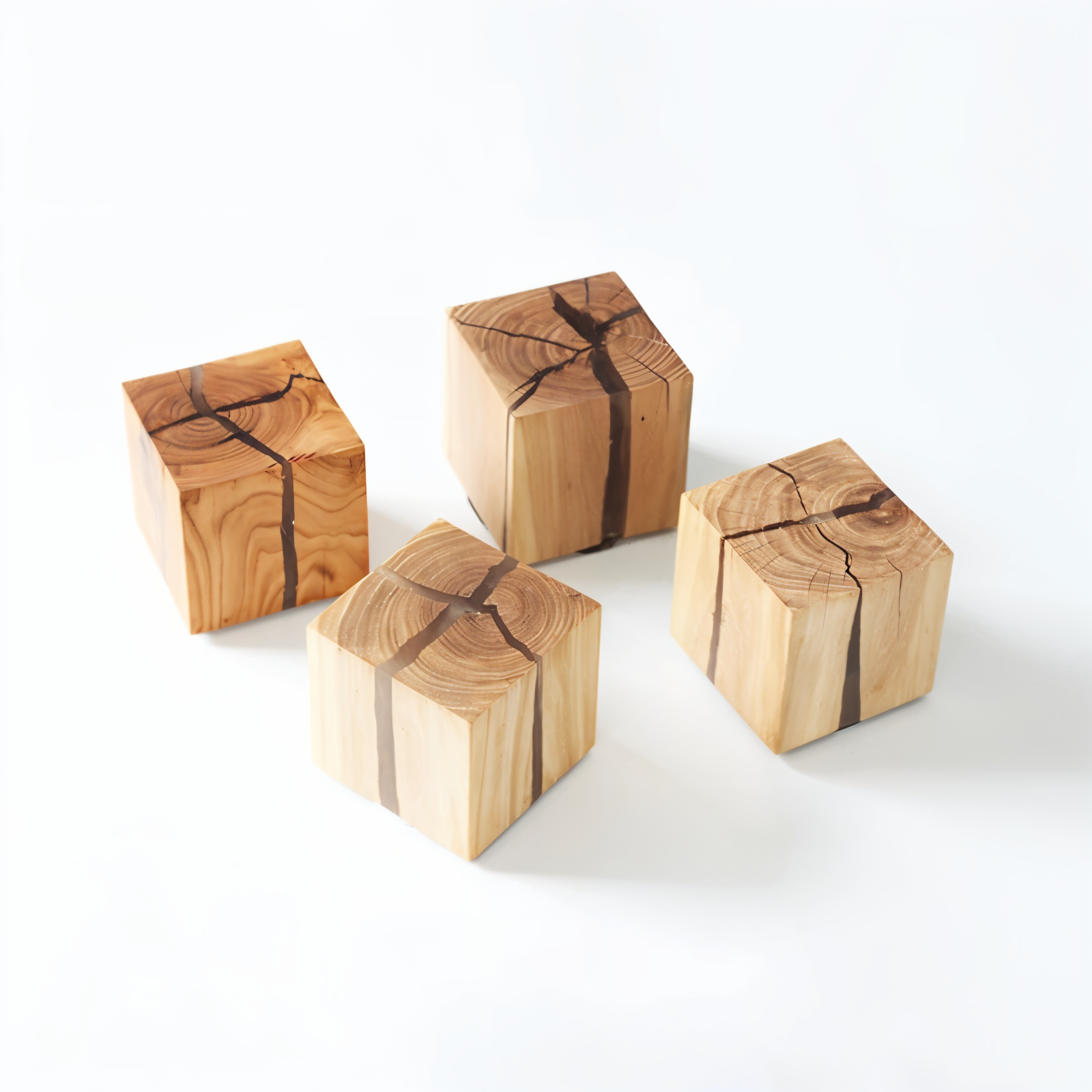 CrackleWood Artlight – Handgemachte Wandleuchte mit Holzriss-Struktur