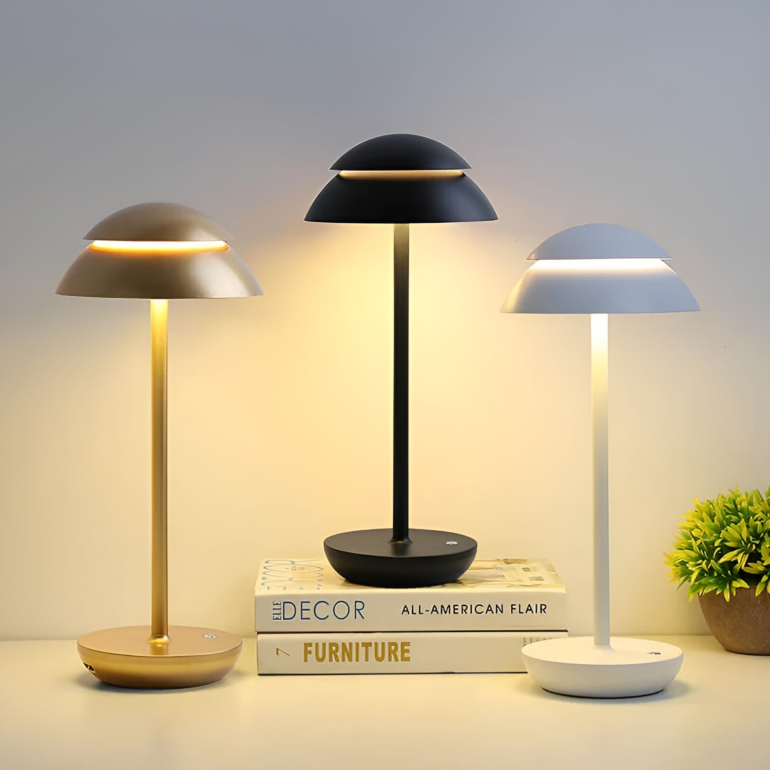 Yuna – Elegante Kabellose LED-Tischleuchte