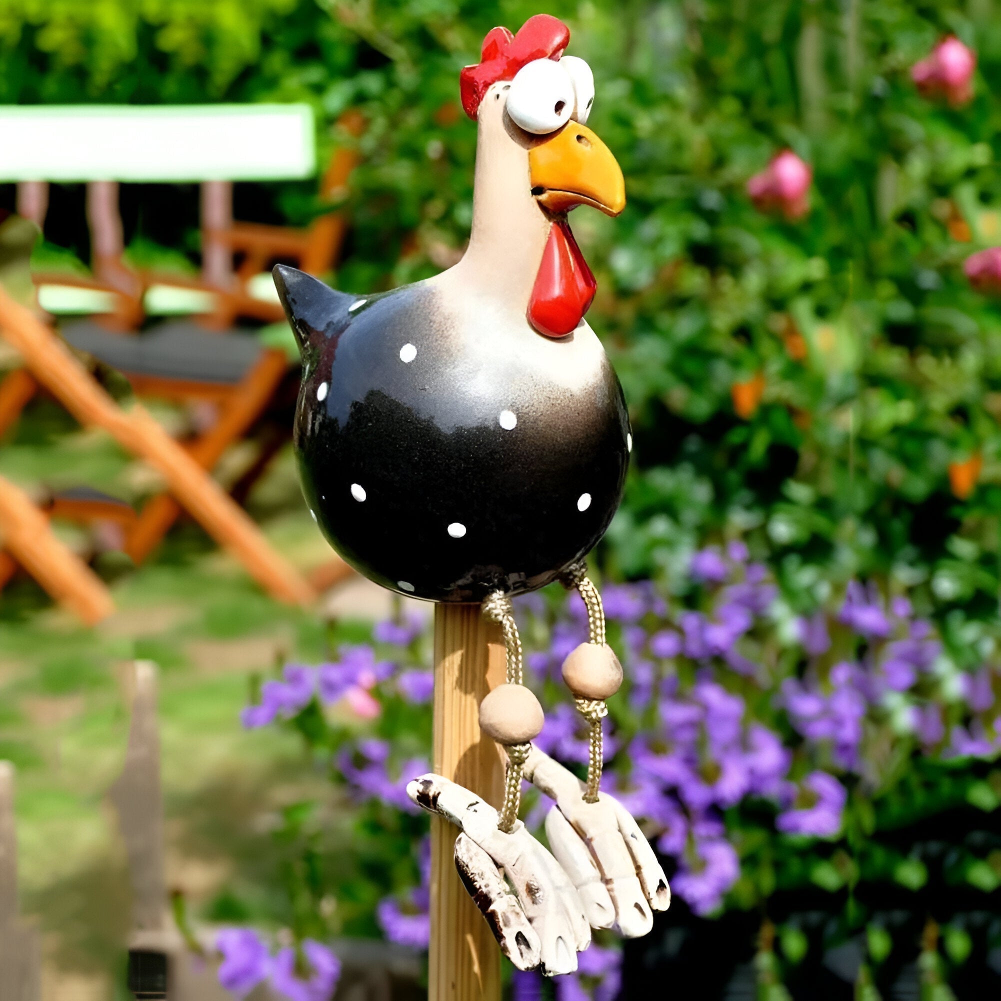 Caeloria – Hahn-Gartenfigur