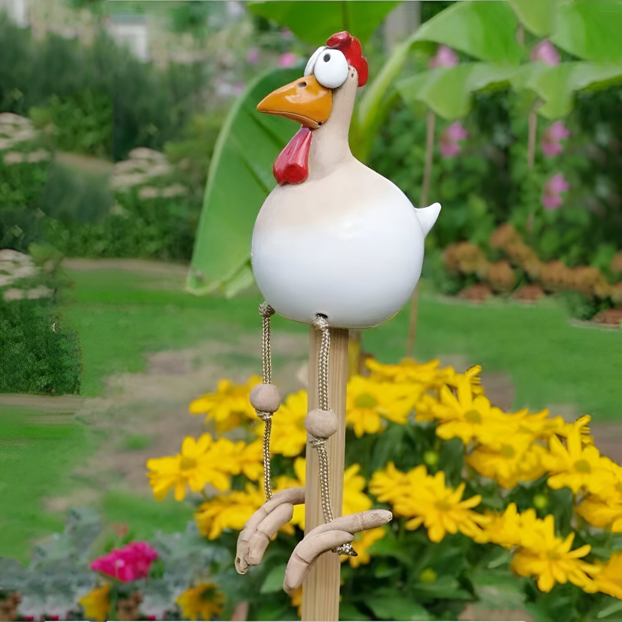 Caeloria – Hahn-Gartenfigur