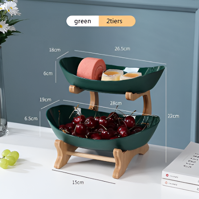 WoodTier Schale – Zeitgenössische Obstetagere aus Naturholz