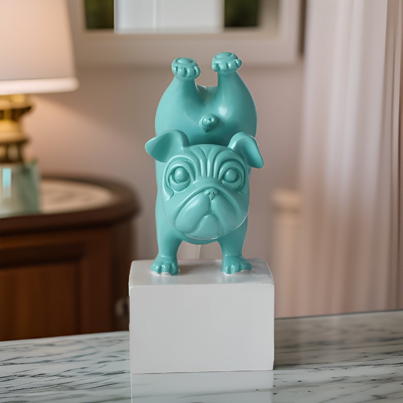 Danny – Yoga Bulldogge Dekofigur