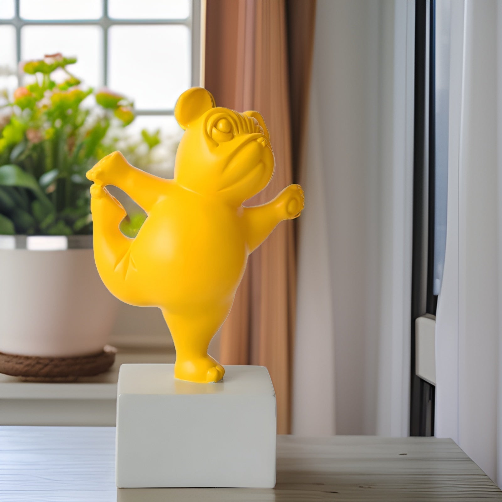 Danny – Yoga Bulldogge Dekofigur