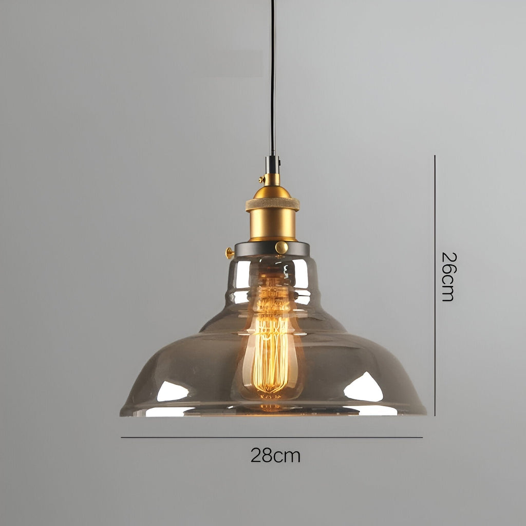 Norvella – Nordic Retro Glas-Pendelleuchte